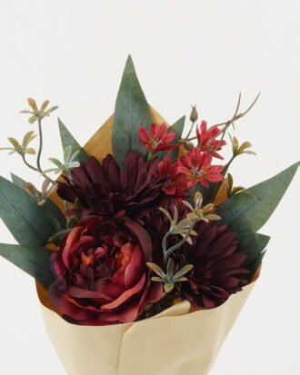 Dried Flowers 23*15*35cm Chrysanthemum Rose  *5 bouquet with PP wrapped GS-16822081-R1 Bouquet YeahFlower is one of Chinese leading OEM manufacturers and exporters , supplying the silk flowers, wholesale artificial trees