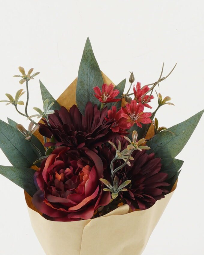 Dried Flowers 23*15*35cm Chrysanthemum Rose  *5 bouquet with PP wrapped GS-16822081-R1 Bouquet YeahFlower is one of Chinese leading OEM manufacturers and exporters , supplying the silk flowers, wholesale artificial trees