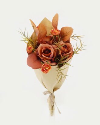 Dried Flowers 15*15*30cm Rose  *5 bouquet with PP wrapped GS-16822080-R1 Bouquet YeahFlower is one of Chinese leading OEM manufacturers and exporters , supplying the silk flowers, wholesale artificial trees