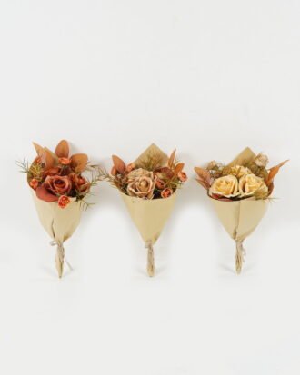 Dried Flowers 15*15*30cm Rose  *5 bouquet with PP wrapped GS-16822080 Bouquet YeahFlower is one of Chinese leading OEM manufacturers and exporters , supplying the silk flowers, wholesale artificial trees