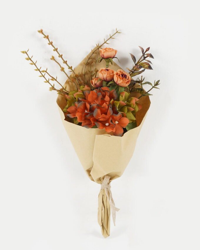 Dried Flowers 13*13*30cm Rose Hydrangea *4 bouquet with PP wrapped GS-16822079 Bouquet YeahFlower is one of Chinese leading OEM manufacturers and exporters , supplying the silk flowers, wholesale artificial trees