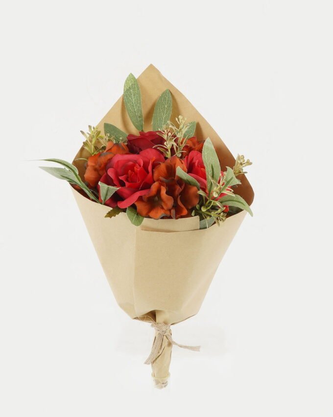 Dried Flowers 20*15*32cm Rose Hydrangea *6 bouquet with PP wrapped GS-16822082-R1 Bouquet YeahFlower is one of Chinese leading OEM manufacturers and exporters , supplying the silk flowers, wholesale artificial trees