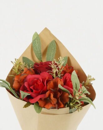 Dried Flowers 20*15*32cm Rose Hydrangea *6 bouquet with PP wrapped GS-16822082-R1 Bouquet YeahFlower is one of Chinese leading OEM manufacturers and exporters , supplying the silk flowers, wholesale artificial trees