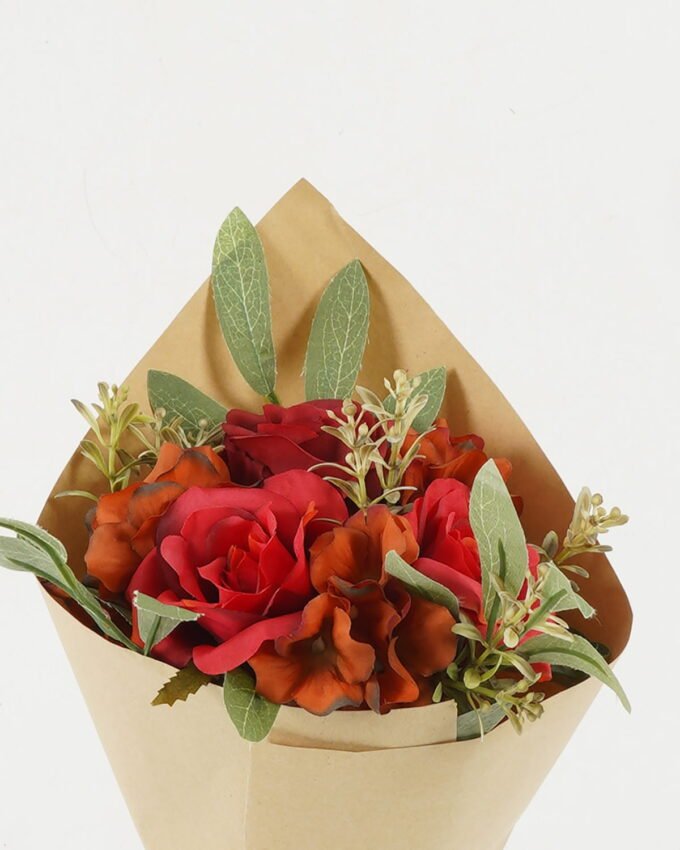 Dried Flowers 20*15*32cm Rose Hydrangea *6 bouquet with PP wrapped GS-16822082-R1 Bouquet YeahFlower is one of Chinese leading OEM manufacturers and exporters , supplying the silk flowers, wholesale artificial trees