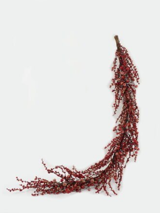 Artificial Branch fruit 17*75cm Fruit wreath GS-66622016 Christmas Item 3,000+ sqm showroom with thousands of artificial flowers, plants & trees ready for global sourcing.