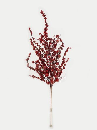 Artificial Branch fruit 25*60cm Fruit single stem GS-66622014 Christmas Item 3,000+ sqm showroom with thousands of artificial flowers, plants & trees ready for global sourcing.