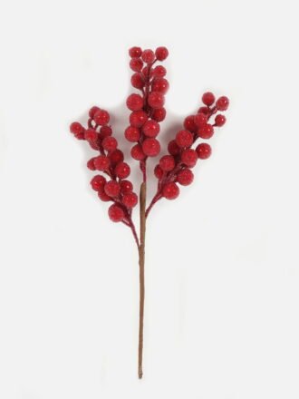 Artificial Branch fruit 13*66cm Fruit single stem GS-66622034CONTI Christmas Item 3,000+ sqm showroom with thousands of artificial flowers, plants & trees ready for global sourcing.