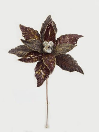 Artificial Flower 25*56cm Christmas flower  single stem GS-66622018CONTI-R1 Christmas Item 3,000+ sqm showroom with thousands of artificial flowers, plants & trees ready for global sourcing.