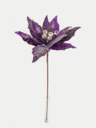 Artificial Flower 23*55cm Christmas flower  single stem GS-66622019CONTI Christmas Item 3,000+ sqm showroom with thousands of artificial flowers, plants & trees ready for global sourcing.