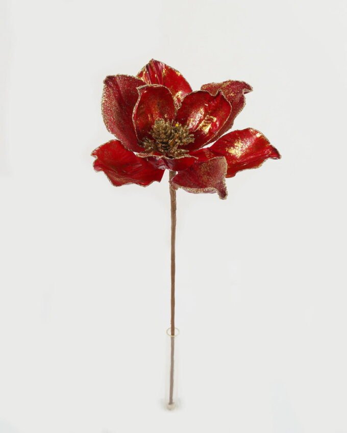 Artificial Flower 23*55cm Christmas flower  single stem GS-66622019CONTI-R1 Christmas Item YeahFlower is one of Chinese leading OEM manufacturers and exporters , supplying the silk flowers, wholesale artificial trees