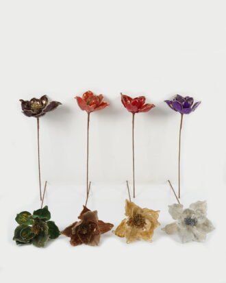 Artificial Flower 23*55cm Christmas flower  single stem GS-66622019CONTI Christmas Item YeahFlower is one of Chinese leading OEM manufacturers and exporters , supplying the silk flowers, wholesale artificial trees