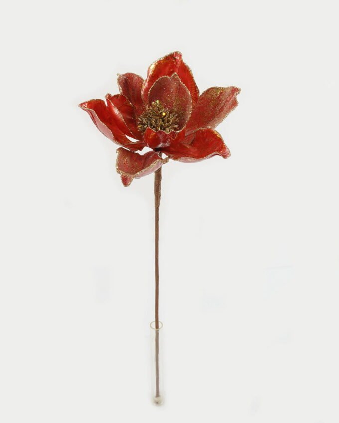 Artificial Flower 23*55cm Christmas flower  single stem GS-66622019CONTI Christmas Item YeahFlower is one of Chinese leading OEM manufacturers and exporters , supplying the silk flowers, wholesale artificial trees