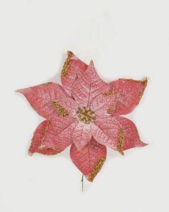 Artificial Flower 25*26cm Christmas flower  single stem GS-66622020-P1 Christmas Item YeahFlower is one of Chinese leading OEM manufacturers and exporters , supplying the silk flowers, wholesale artificial trees