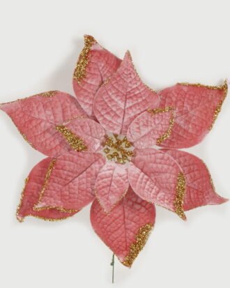 Artificial Flower 25*26cm Christmas flower  single stem GS-66622020-P1 Christmas Item YeahFlower is one of Chinese leading OEM manufacturers and exporters , supplying the silk flowers, wholesale artificial trees