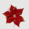 Artificial Flower 25*26cm Christmas flower  single stem GS-66622020-R1 Christmas Item YeahFlower is one of Chinese leading OEM manufacturers and exporters , supplying the silk flowers, wholesale artificial trees