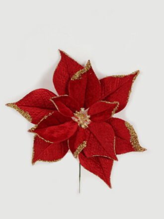 Artificial Flower 28*57cm Christmas flower  single stem GS-66622021 Christmas Item 3,000+ sqm showroom with thousands of artificial flowers, plants & trees ready for global sourcing.
