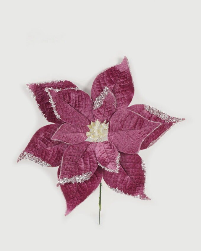 Artificial Flower Christmas flower single stem GS-66622020_6 Artificial Flower 25*26cm Christmas flower single stem GS-66622020 Christmas Item YeahFlower is one of Chinese leading OEM manufacturers and exporters , supplying the silk flowers, wholesale artificial trees