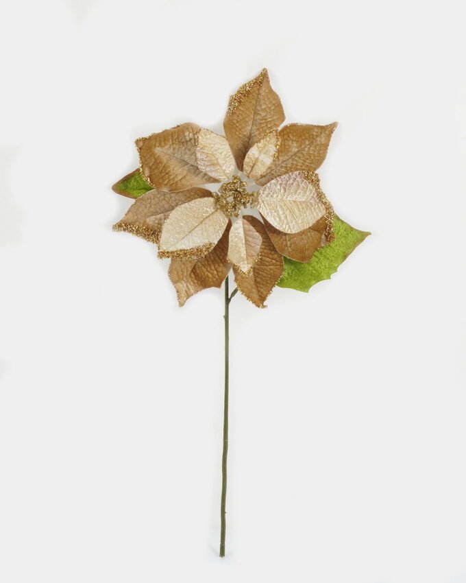 Artificial Flower 28*57cm Christmas flower  single stem GS-66622021-K2 Christmas Item YeahFlower is one of Chinese leading OEM manufacturers and exporters , supplying the silk flowers, wholesale artificial trees