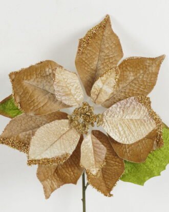 Artificial Flower 28*57cm Christmas flower  single stem GS-66622021-K2 Christmas Item YeahFlower is one of Chinese leading OEM manufacturers and exporters , supplying the silk flowers, wholesale artificial trees