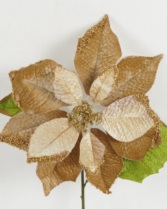 Artificial Flower 28*57cm Christmas flower  single stem GS-66622021-K2 Christmas Item YeahFlower is one of Chinese leading OEM manufacturers and exporters , supplying the silk flowers, wholesale artificial trees