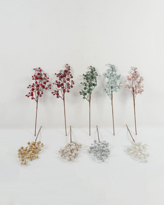 Artificial Flower 16*59cm Fruit single stem GS-66622027 Christmas Item YeahFlower is one of Chinese leading OEM manufacturers and exporters , supplying the silk flowers, wholesale artificial trees