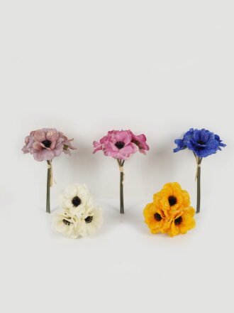 Artificial Flower 15*15*24cm Pasqueflower *3 bush GS-16822106-W1 Bouquet 3,000+ sqm showroom with thousands of artificial flowers, plants & trees ready for global sourcing.