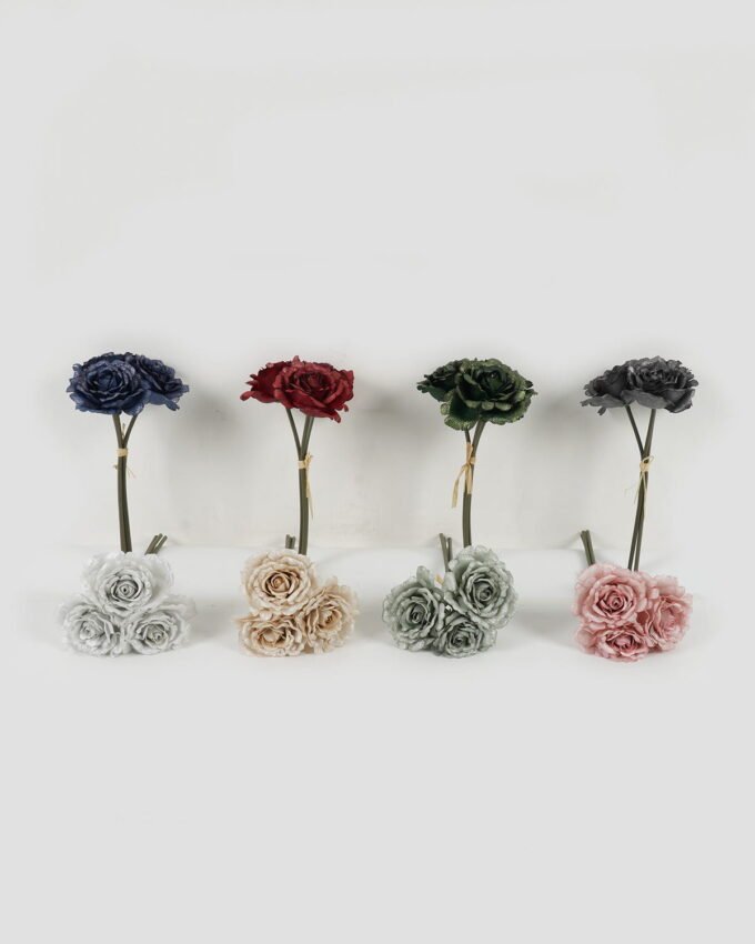 Artificial Flower 14*14*24cm Rose *3 bush GS-16822105 Bouquet YeahFlower is one of Chinese leading OEM manufacturers and exporters , supplying the silk flowers, wholesale artificial trees