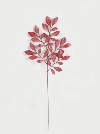 Artificial Flower 25*63cm leaf *5 single stem GS-16822103-G2 Christmas Item 3,000+ sqm showroom with thousands of artificial flowers, plants & trees ready for global sourcing.