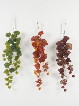 Artificial Plant 25*78cm Grape leaf hanging GS-30922003 Banners&Garlands 3,000+ sqm showroom with thousands of artificial flowers, plants & trees ready for global sourcing.