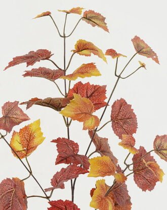 Artificial Plant 30*30*68cm Grape leaf *4 single stem GS-30922005-R1 Leaves&Sprays&Foliages YeahFlower is one of Chinese leading OEM manufacturers and exporters , supplying the silk flowers, wholesale artificial trees
