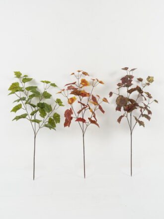Artificial Plant 27*27*80cm Maple leaf *3 single stem GS-29822072KIK Leaves&Sprays&Foliages 3,000+ sqm showroom with thousands of artificial flowers, plants & trees ready for global sourcing.