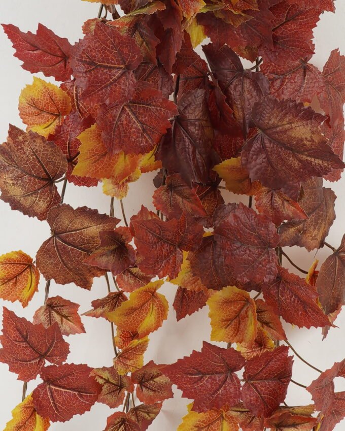 Artificial Plant 40*120cm Grape leaf hanging GS-30922001-R1 Banners&Garlands YeahFlower is one of Chinese leading OEM manufacturers and exporters , supplying the silk flowers, wholesale artificial trees