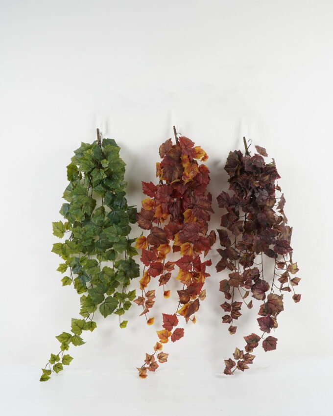 Artificial Plant 40*120cm Grape leaf hanging GS-30922001 Banners&Garlands YeahFlower is one of Chinese leading OEM manufacturers and exporters , supplying the silk flowers, wholesale artificial trees