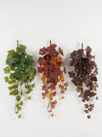Artificial Plant 25*88cm Grape leaf hanging GS-30922002 Banners&Garlands 3,000+ sqm showroom with thousands of artificial flowers, plants & trees ready for global sourcing.