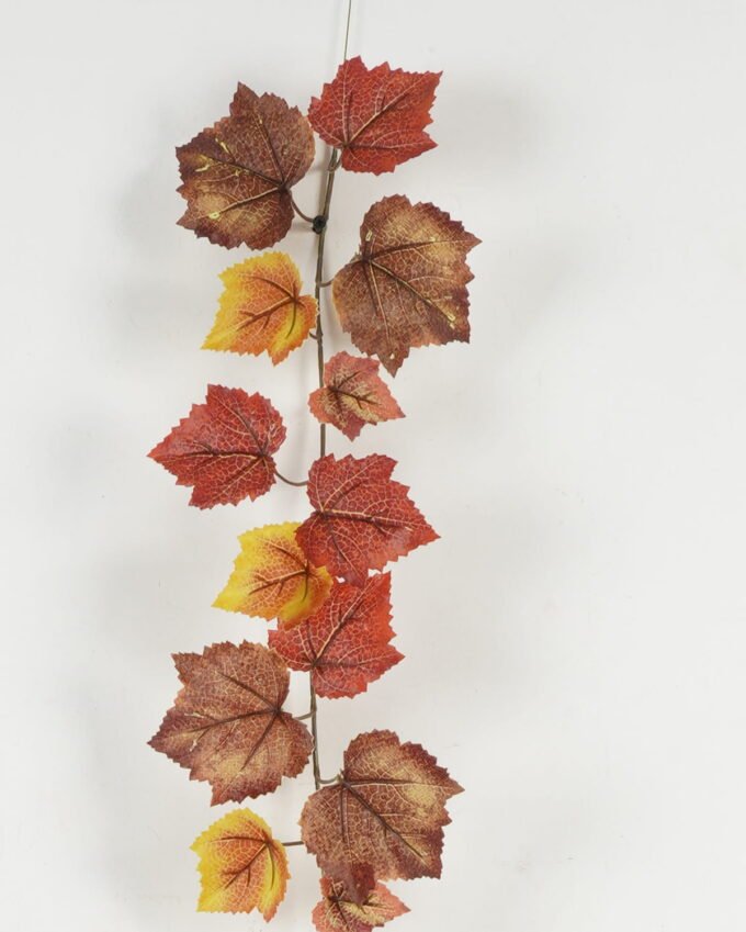 Artificial Plant 18*180cm Grape leaf hanging GS-30922012-R1 Banners&Garlands YeahFlower is one of Chinese leading OEM manufacturers and exporters , supplying the silk flowers, wholesale artificial trees