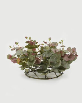 Artificial Plant 26*45cm leaf wreath GS-30922011 Banners&Garlands YeahFlower is one of Chinese leading OEM manufacturers and exporters , supplying the silk flowers, wholesale artificial trees