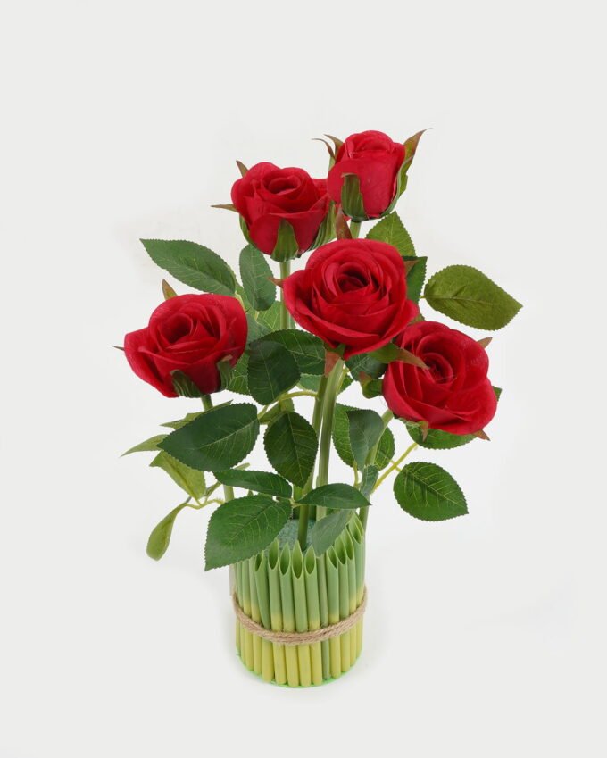 Artificial Table Plants rose 5 GS-69022009-R1_5 Artificial Table Plants 18*18*32cm rose *5 GS-69022009-R1 Potted Flowers&Plants YeahFlower is one of Chinese leading OEM manufacturers and exporters , supplying the silk flowers, wholesale artificial trees