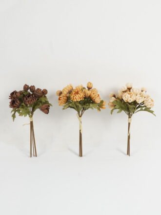 Artificial Flower 24*24*51cm  Flower *3 bundle GS-16823007-W1 Bouquet 3,000+ sqm showroom with thousands of artificial flowers, plants & trees ready for global sourcing.