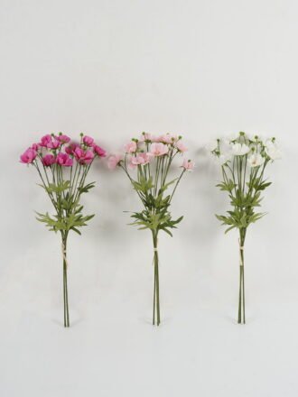 Artificial Flower 24*24*56cm TEA ROSE *6 bundle GS-16823001-W1 Bouquet 3,000+ sqm showroom with thousands of artificial flowers, plants & trees ready for global sourcing.