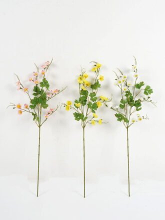 Artificial Flower 20*20*69cm Hepatica *18 single stem GS-16823002-W1 Single Flowers 3,000+ sqm showroom with thousands of artificial flowers, plants & trees ready for global sourcing.