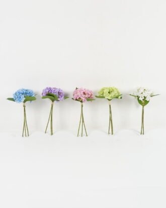Artificial Flower 22*22*32cm Hydrangea *3 bush GS-15423008 Bouquet YeahFlower is one of Chinese leading OEM manufacturers and exporters , supplying the silk flowers, wholesale artificial trees