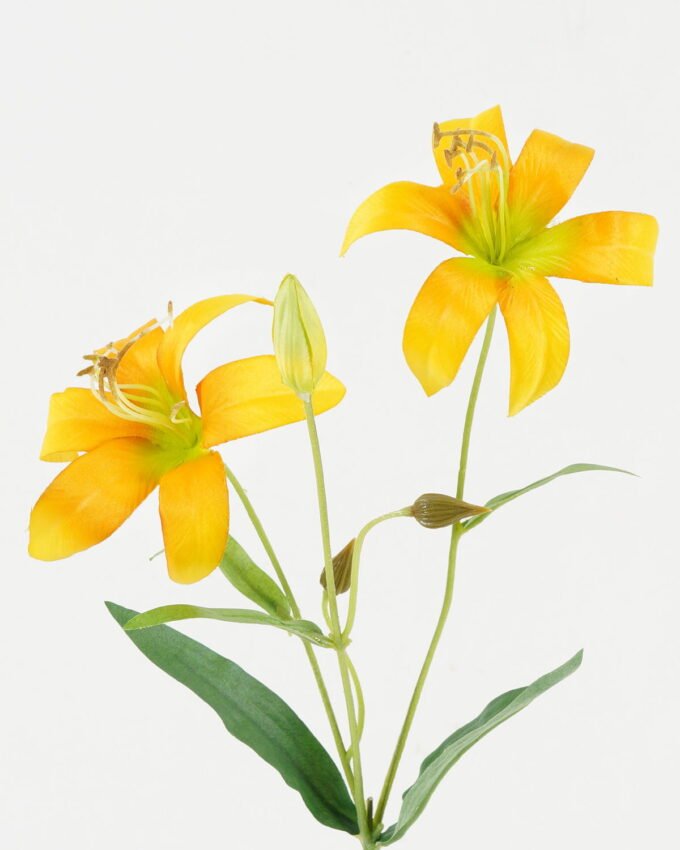 Artificial Flower 18*70CM Lily spray*3 GS-53620022-Y1 Single Flowers YeahFlower is one of Chinese leading OEM manufacturers and exporters , supplying the silk flowers, wholesale artificial trees