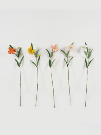Artificial Flower 16*76CM Lily spray*3 GS-53620023-O1 Single Flowers 3,000+ sqm showroom with thousands of artificial flowers, plants & trees ready for global sourcing.
