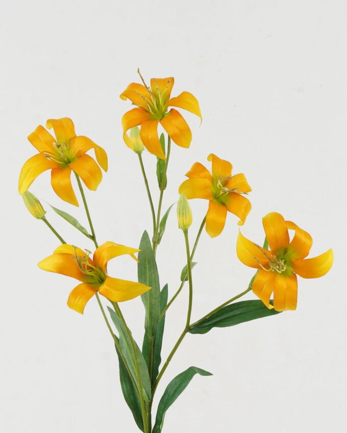 Artificial Flower 23*100CM Lily spray*9 GS-53620021-Y1 Single Flowers YeahFlower is one of Chinese leading OEM manufacturers and exporters , supplying the silk flowers, wholesale artificial trees