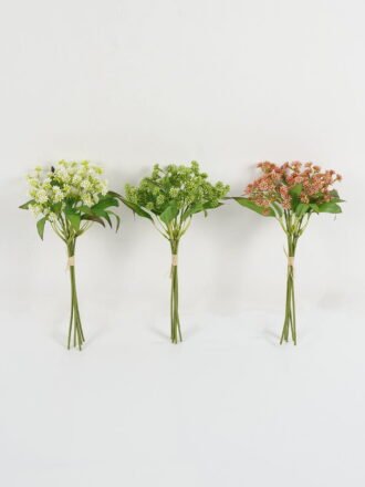 Artificial Flower 22*22*32cm Hydrangea *3 bush GS-15423008-Z1 Bouquet 3,000+ sqm showroom with thousands of artificial flowers, plants & trees ready for global sourcing.