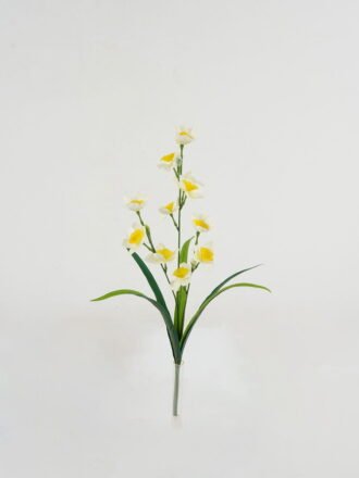 Artificial Flower 29*29*53cm Narcissus *3 single stem GS-12823001-Y1 Flowers Bush 3,000+ sqm showroom with thousands of artificial flowers, plants & trees ready for global sourcing.
