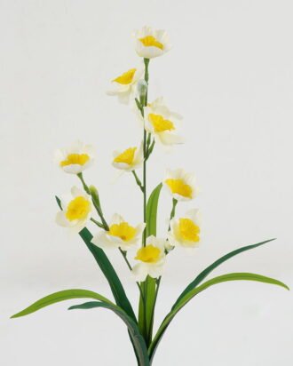 Artificial Flower 29*29*53cm Narcissus *3 single stem GS-12823001-W2 Flowers Bush YeahFlower is one of Chinese leading OEM manufacturers and exporters , supplying the silk flowers, wholesale artificial trees