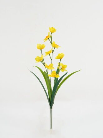 Artificial Flower 29*29*53cm Narcissus *3 single stem GS-12823001-W2 Flowers Bush 3,000+ sqm showroom with thousands of artificial flowers, plants & trees ready for global sourcing.