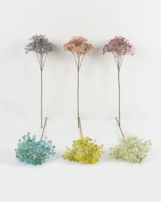 Artificial Flower 20*20*65cm Orlaya grandiflora*5 Single stem GS-49622020 Single Flowers YeahFlower is one of Chinese leading OEM manufacturers and exporters , supplying the silk flowers, wholesale artificial trees