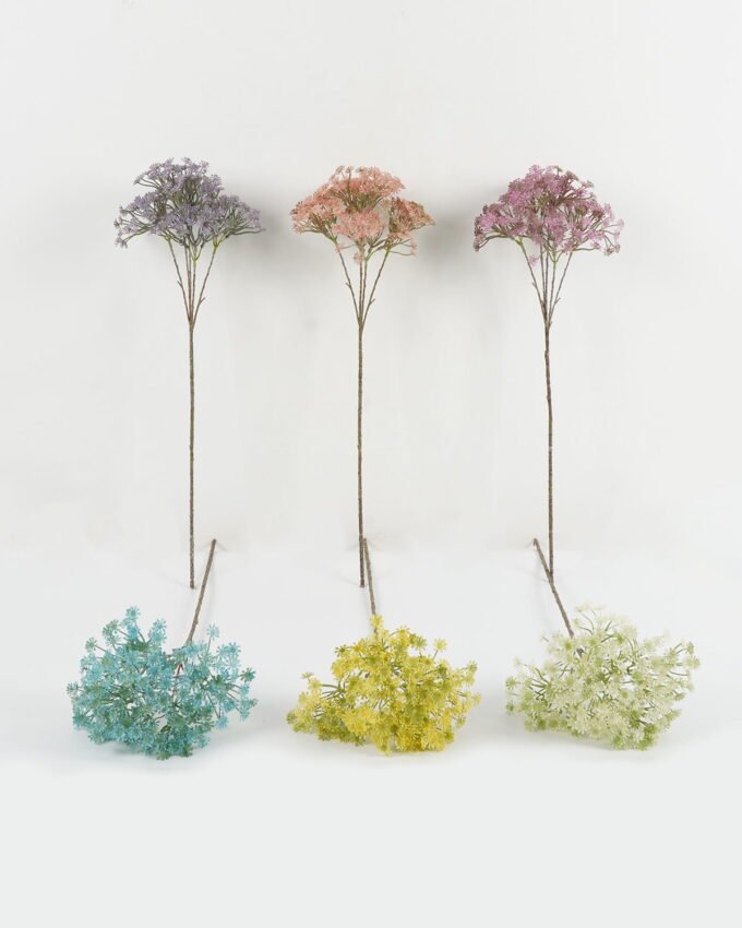 Artificial Flower 20*20*65cm Orlaya grandiflora*5 Single stem GS-49622020 Single Flowers YeahFlower is one of Chinese leading OEM manufacturers and exporters , supplying the silk flowers, wholesale artificial trees